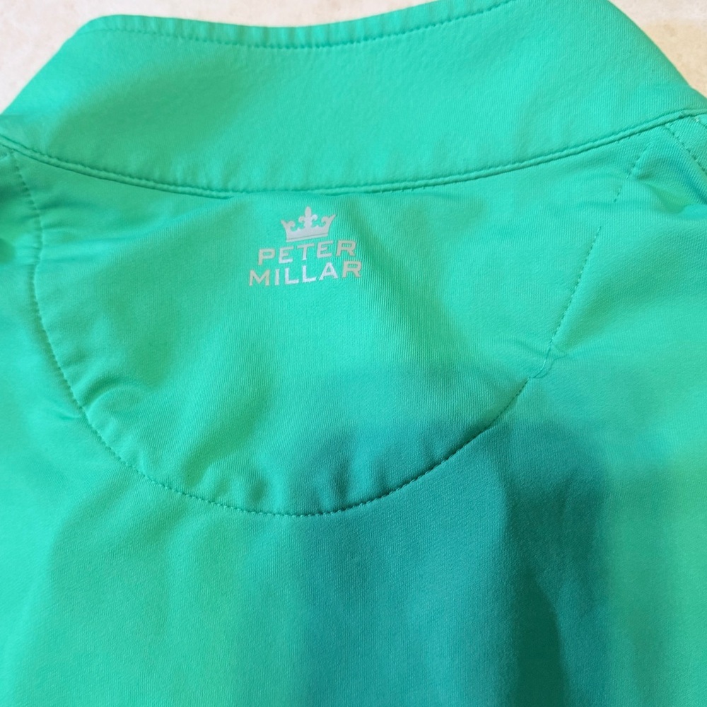 💜Peter Millar Perth Mélange Performance Quarter-Zip. - Picture 10 of 12